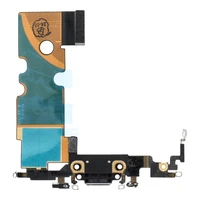 Uzlādes fleksis USB IPHONE 8G melns (lietots)