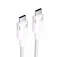 Vention USB-C to C cable, braided, 3A, 480Mbps, 60W, 2m, WH