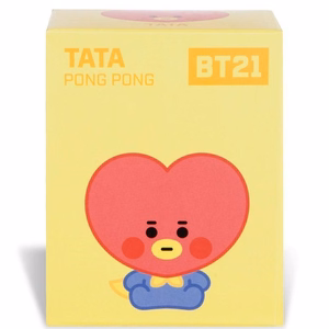 Line Friends BT21 TATA Baby Pong Pong plīša talismans, 8 cm