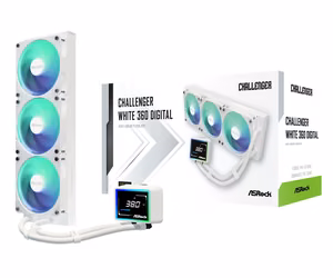 Asrock Challenger White 360 Digital procesora šķidruma dzesēšanas komplekts 12 cm