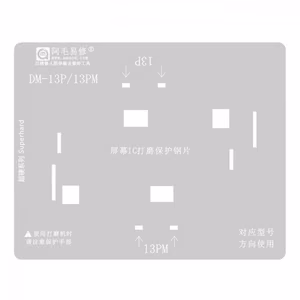 Displejs IC Grinding Protection Stencil priekš iPhone 13 Pro / 13 Pro Max