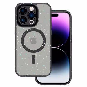 Tel Protect Magnetic Splash Frosted Case for iPhone 15 Plus Black