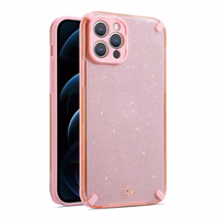 Viedtālruņa apvalks Armor Glitter rozā IPHONE 12 PRO