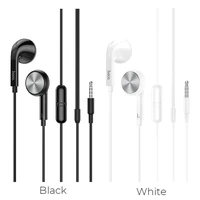 HOCO vadu austiņas Jack 3,5 mm ar mikrofonu M73 melnas