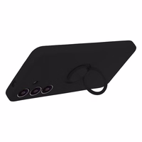 Pirkstu gredzens iPhone 16 Pro Max vāciņš melns