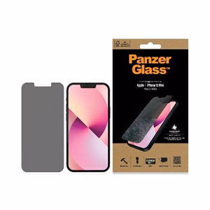 PanzerGlass Standarta Super+ antibakteriālais privātuma temperētais stikls iPhone 13 mini