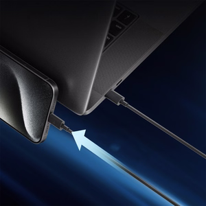 Cuktech CKCTC615NCBK USB-C 6A 240W 1.5m kabelis - melns