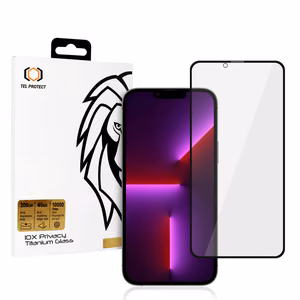 Tel Protect 10X Privacy Titanium Tempered Glass for iPhone 13 Pro Max