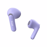 Trust Yavi - bezvadu Earbuds Bluetooth TWS with Charging maciņš & ENC (violets)