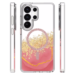 Epoxy Mag maciņš Samsung Galaxy S26 Ultra rozā