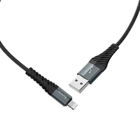 Kabelis USB-A uz Lightning Hoco 2,4A 1 m X38 melns