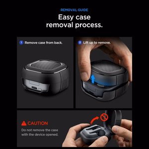 Spigen Rugged Armor maciņš Samsung Galaxy Buds 4 / 4 Pro - Matte melns