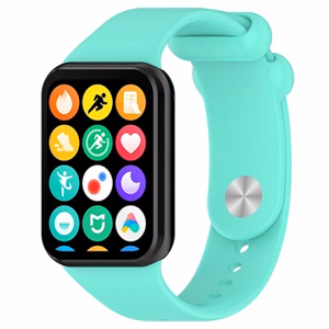 СИЛИКОНОВЫЙ РЕМЕШОК MI BAND 8 PRO /M8 PRO (11). МЯТНЫЙ