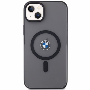 BMW Signature MagSafe macins priekš iPhone 14 Plus/15 Plus - Melns