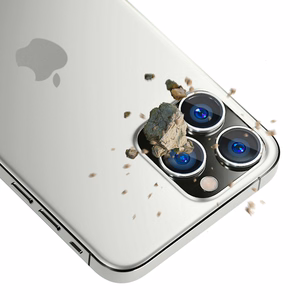 Kameras stikls iPhone 13 Pro Max / 13 Pro 9H 3mk Lēcu aizsardzība Pro sērijas lēcai - sudraba
