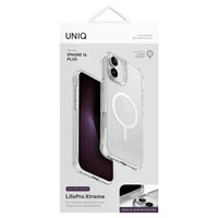 Uniq LifePro Xtreme Magnētiskais Uzlādes viedtālruņa apvalks iPhone 16 Plus - Caurspīdīgs