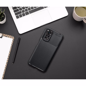 Maciņš priekš Xiaomi Redmi Note 15 PRO 5G Carbon Premium melns