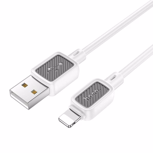 Кабель USB A to Lightning Hoco 2,4A 1 m X108 белый