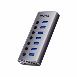 USB-A 3.0 5 Gbps centrmezgls ar 7-in-1 slēdzi Unitek H1314A01-EU