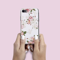 Crong Flower maciņš – iPhone SE (2022/2020) / 8 / 7 maciņš (Pattern 02)