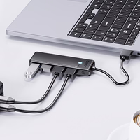 Orico PAPW4A-C3 USB-A Hub dokstacija 4x USB-A 3.0 - melna