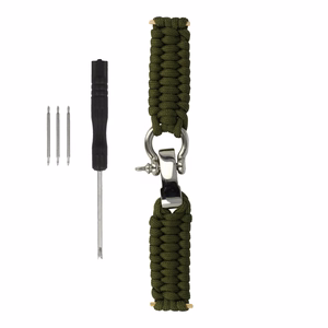 Universāla neilona cilpa 22mm dizains 1 haki