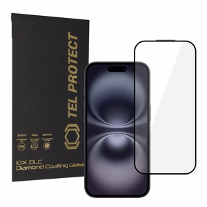 Tel Protect 10X HD DLC Diamond Coating rūdīts stikls priekš iPhone 15 16