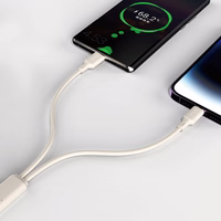 Dudao L7SCL USB-C - Lightning kabelis 30W 1m - bēšs