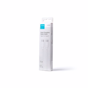 Joyroom Long-Lasting Series A9 USB-C / USB-C PD QC kabelis 60W 3A 1m - balts