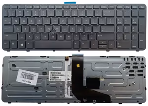 Keyboard HP ZBook 15 G1 G2, ar backlight un trackpoint, US