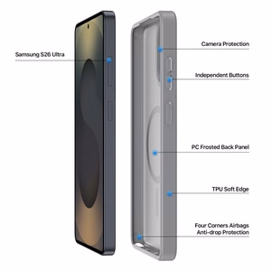 Futrālis Dux Ducis Yind MagSafe Samsung S948 S26 Ultra grey