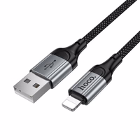 Kabelis USB-C uz Lightning Hoco PD 27W 1,5 m X121 melns