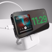 Puro 10000mAh MagSafe bezvadu portatīvais lādētājs ar alumīnija statīvu - balta