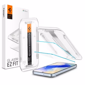 Spigen Glas.tR EZ Fit rūdītais stikls ar aplikatoru Google Pixel 9 / 9 Pro (2 gab.)