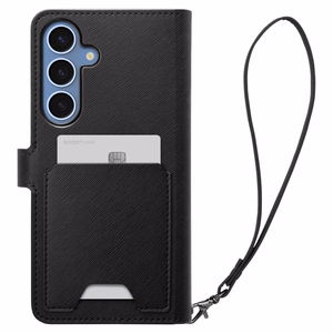 Spigen viedtālruņa apvalks Samsung Galaxy S25+ - melns (m)