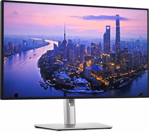 DELL UltraSharp U2725QE monitors 68.6 cm (27") 3840 x 2160 pixels 4K Ultra HD LCD melns, sudrabs