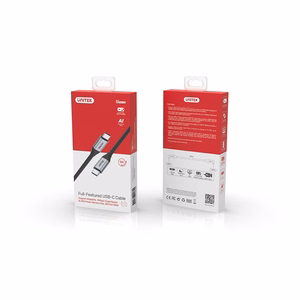 UNITEK C14082ABK USB kabelis USB 3.2 Gen 2 (3.1 Gen 2) 1 m USB C Melns