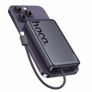 Ārējā baterija Power Bank Hoco Q44 20W Magnetic 10000mAh melna