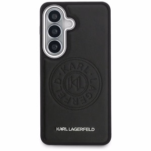 Karl Lagerfeld maciņš Perforated KL MagSafe Samsung Galaxy S26 melns