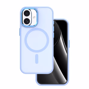 Frozen Mag case for iPhone 16 6.1" light blue