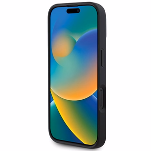 BMW Sign Ādas Deimanta Metāla Logotipa MagSafe apvalks iPhone 16 Pro Max - sarkans