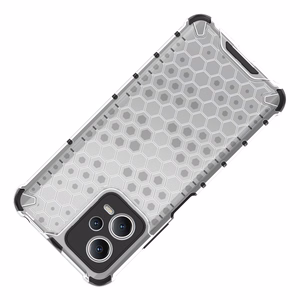 Honeycomb viedtālruņa apvalks Xiaomi Redmi Note 12 5G / Poco X5 5G bruņu hibrīda apvalks melns