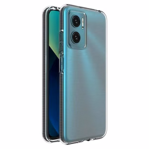 Spring Case TPU korpuss ar krāsu rāmi Xiaomi Redmi 10 melnais