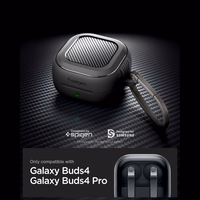 Spigen Rugged Armor maciņš Samsung Galaxy Buds 4 / 4 Pro - Matte melns