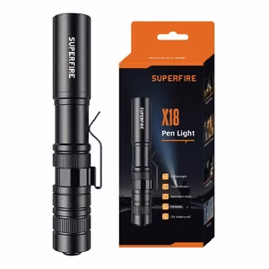 Superfire X18 zibspuldzes lukturis, 55 lm, 5 W, 5 režīmi, 38 m