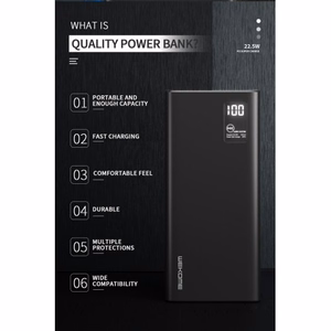 Внешний аккумулятор WK Design "WP-121" чёрный 20000mAh