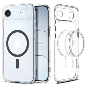 Spigen Ultra Hybrid Magnētiskais viedtālruņa apvalks iPhone 17 Air - Caurspīdīgs pelēks