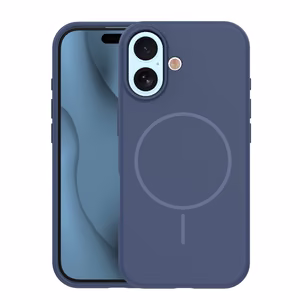 Silikona Thin Mag maciņš iPhone 17 6,3" tumši zils