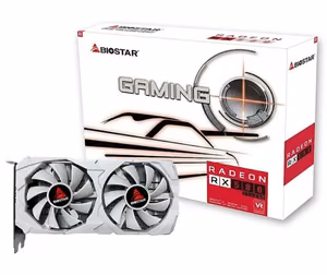 BIOSTAR Radeon RX 580 8GB White D5