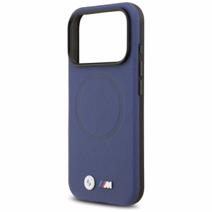 BMW M FW Metal Logo Magnētiskais apvalks iPhone 17 Pro Max - tumši zils
